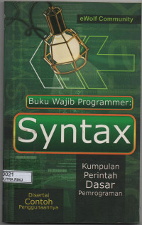Image of buku wajib programmer syntax