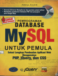 Image of PEMROGRAMAN DATABASE MYSQL UNTUK PEMULA