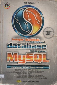 Image of belajar otodidak membuat database menggunakan mysql