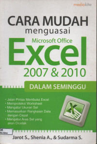 Image of CARA MUDAH MENGUASAI MICROSOFT OFFICE EXCEL 2007 & 2010 DALAM SEMINGGU