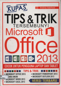 Image of KUPAS TIPS & TRIK TERSEMBUNYI MICROSOFT OFFICE 2003