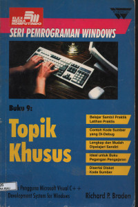 Image of SERI PEMOGRAMAN WINDOWS BUKU 9; TOPIK KHUSUS