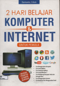 Image of 2 HARI BELAJAR KOMPUTER & INTERNET  UNTUK PEMULA