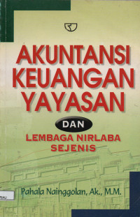 Image of AKUNTANSI KEUANGAN YAYASAN DAN LEMBAGA NIRLABA SEJENIS