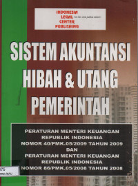 Image of SISTEM AKUTANSI HIBAH &UTANG PEMERINTAH