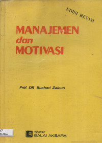 Image of MANAJEMEN DAN MOTIVASI