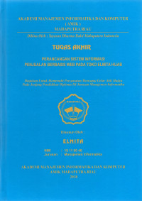 Image of PERANCANGAN SISTEM INFORMASI PENJUALAN BERBASIS WEB PADA TOKO ELMITA HIJAB