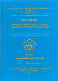 Image of PERANCANGAN SISTEM INFORMASI LOGISTIK PADA PT PLN AREA PENGATUR DISTRIBUSI RIAU BERBASIS WEB