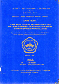 Image of PERANCANGAN SISTEM INFORMASI PENGOLAHAN DATA PENJUALAN DAN PEMBELIAN ALAT - ALAT MATERIAL PROYEK PADA RUTIN BANGUNAN PANAM PEKANBARU