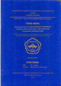 Image of PERANCANGAN SISTEM INFORMASI PENERIMAAN PESERTA DIDIK BARU PADA LAMI KOMPUTER PEKANBARU BERBASIS WEB