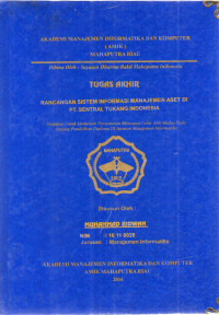 Image of PERANCANGAN SISTEM INFORMASI MANAJEMEN ASET DI PT. SENTRAL TUKANG INDONESIA