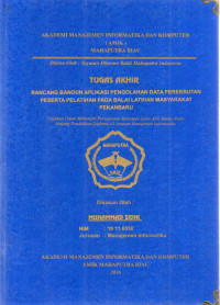Image of RANCANGA BANGUN APLIKASI PENGOLAHAN DATA PEREKRUTAN PESERTA PELATIHAN PADA BALAI LATIHAN MASYARAKAT PEKANBARU