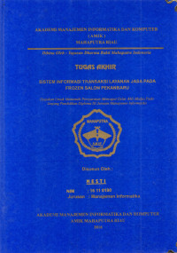Image of SISTEM INFORMASI TRANSAKSI LAYANAN JASA PADA FROZEN SALON PEKANBARU