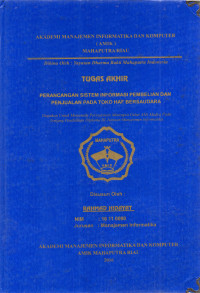 Image of PERANCANGAN SISTEM INFORMASI PEMBELIAN DAN PENJUALAN PADA TOKO HAF BERSAUDARA