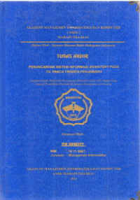 Image of PERANCANGAN SISTEM INFORMASI INVENTORI PADA CV. PANCA TRIWATA PEKANBARU