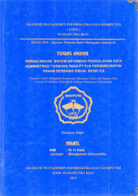 Image of PERANCANGAN SISTEM INFORMASI PENGOLAHAN DATA ADMINISTRASI TUSBUNG PADA PT PLN PERSERO RAYON PANAM BERBASIS VISUAL BASIC 6.0