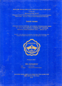 Image of PERANCANGAN SISTEM INFORMASI PENGGAJIAN PADA PT. CIPTA INFORMATIKA CEMERLANG DENGAN BAHASA PEMOGRAMAN VB 6.0