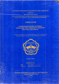 Image of PERANCANGAN SISTEM INFORMASI PEMESANAN TIKET SPEED BOAT BERBASIS WEB PADA SIAK WISATA