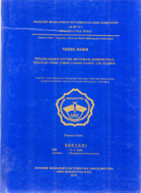 Image of PERANCANGAN SISTEM INFORMASI ADMINISTRASI SEKOLAH PADA TAMAN KANAK - KANAK (TK) BUDAYA