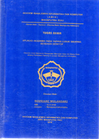 Image of APLIKASI AKADEMIK PADA YAPPAS LUBUK SIKAPING BERBASIS DEKSTOP