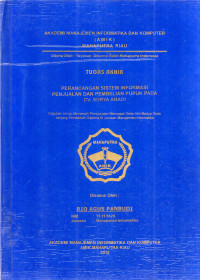 Image of PERANCANGAN SISTEM INFORMASI PENJUALAN DAN PEMBELIAN PUPUK PADA CV. SURYA ABADI