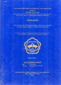 Image of PERANCANGAN SISTEM INFORMASI PENJUALAN MOBIL SECARA KREDIT PADA CV. RIZKI MOTOR KULIM