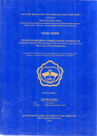 Image of PERANCANGAN MEDIA PEMBELAJARAN PENGENALAN BANGUN RUANG DAN BANGUN DATAR UNTUK SD KELAS III PADA SDN 105 PEKANBARU