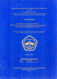 Image of PERANCANGAN SISTEM INFORMASI PERPUSTAKAAN PT.PLN (PERSERO) WILAYAH RIAU DAN KEPULAUAN RIAU BERBASIS DEKSTOP