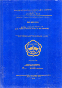 Image of SISTEM INFORMASI PENJUALAN DAN PEMBELIAN OBAT DI APOTIK ANDRA FARMA