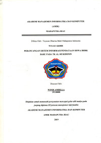 Image of PERANCANGAN SISTEM INFORMASI PENDATAAN SISWA DIDIK BARU PADA TK ALMUSHININ