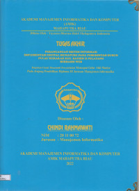 Image of perancangan sistem informasi implementasi digital signature pada pemerintah dusun pulau kerakap kec. bathin II pelayang berbasis web