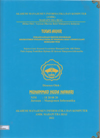 Image of perancangan sistem informasi recuitmen pegawai pada PT. wahana riau consultant berbasis web