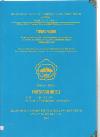 Image of perancangan sistem informasi pemesanan furniture pada CV. karya indah makmur berbasis web