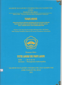 Image of perancangan sistem informasi pelayanan nikah dan rujuk pada kantor urusan agama (KUA) kec. lubuk batu jaya berbasis web