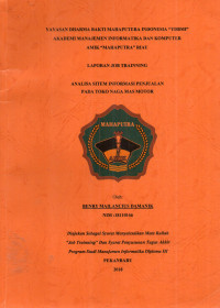 Image of ANALISA SISTEM INFORMASI PENJUALAN PADA TOKO NAGA MAS MOTOR