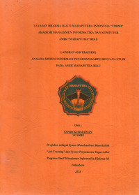 Image of ANALISA SISTEM INFORMASIPENGISIAN KARTUA RENCANA STUDI PADA AMIK MAHAPUTRA RIAU