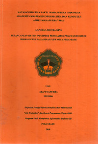 Image of PERANCANGAN SISTEM INFORMASI PENGGAJIAN PEGAWAI HONORER BERBASIS WEB PADA DINAS PUPR KOTA PEKANBARU