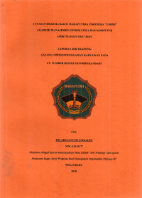 Image of ANALISA SISTEM PENGGAJIAN KARYWAN PADA CV.SUMBER REZKI MOTOR PEKABARU