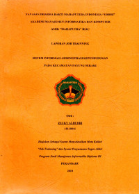 Image of SISTEM INFORMASI ADMINISTRASI KEPENDUDUKAN PADA KECAMATAN PAYUNG SEKAKI