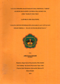 Image of ANALISA SISTEM PELANGGARAN LALU LINTAS DAN SERAH TERIMA E-TILANG POLSEK BUKIT RAYA