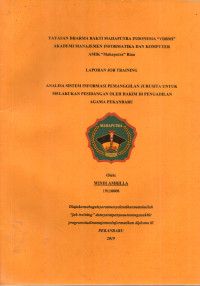 Image of ANALISA SISTEM INFORMASI PEMANGGILAN JURUSITA UNTUK MELAKUKAN PESIDANGAN OLEH HAKIM DI PENGADILAN AGAMA PEKANBARU