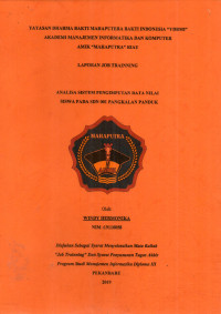 Image of ANALISA SISTEM PENGIMPUTAN DATA NILAI SISWA PADA SDN 001 PANGKALAN PANDUK