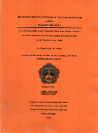 Image of ANALISA PENJADWALAN SHIFT KERJA KARYAWAN PADA PONSEL SELKOM GROUP