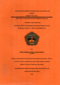 Image of ANALISA SISTEM INFORMASI PENGOLAHAN DATA BARANG PADA CV. DJAYA HYDRAULIC