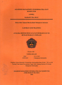 Image of ANALISA SISTEM PENCATATAN PENDAPATAN DI RUMAH MAKAN CIMPAGO