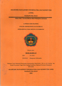 Image of ANALISA SISTEM PENCATATAN BIAYA OPERASIONAL PADA MENTE I.C.E ROBOTIC