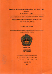 Image of ANALISA SISTEM INFORMASI PERSEDIAN BARANG ATK PADA PHOTOCOPY TUAN MUDA