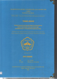 Image of PERANCANGAN SISTEM INFORMASI PENGARSIPAN SURAT MASUK DAN SURAT KELUAR PADA SMK MUHAMMADIYAH 3 PERKANBARU BERBASIS WEB