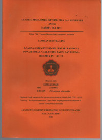 Image of Analisa sistem informasi penyaluran dana donasi kotak amal untuk yatim dan dhuafa dihuman initative