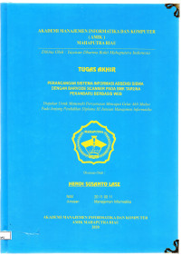 Image of PERANCANGAN SISTEM INFORMASI ABSENS SISWA DENGAN BARCODE SCANNER PADA SMK TARUNA PEKANBARU BERBASIS WEB